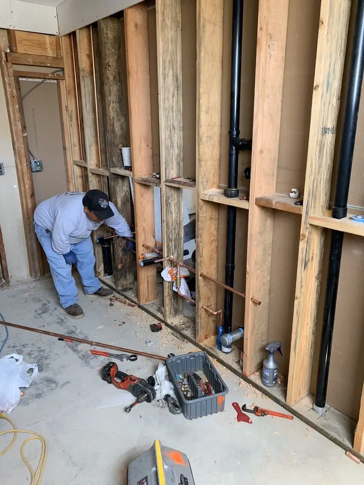 Commercial rough-in plumbing for Gas Line Repair in Jewtown